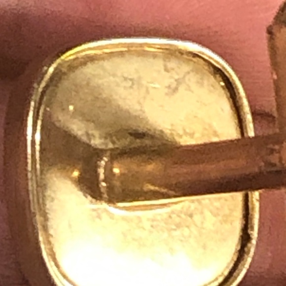 VTG FLEX-CET Masonic Freemason Tie Clips/Cuff Links Lot Red 3 pc/Black/Gold Tone - Picture 13 of 14